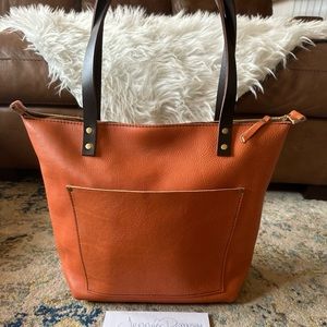 NEW 🦄 Portland Leather Satsuma Medium Zip Tote 🦄